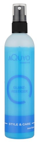 Style & Care Glanzfestiger zum Fönen (200ml) | Haarfestiger zum formen und stylen der Haare | Sprühfestiger gibt Glanz und Halt | Haar Spray ohne Silikone & Parabene