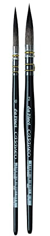 da Vinci Pinsel, 4227A2 Casaneo Quill Liner 2-Brush Set, VA-4227A2_0