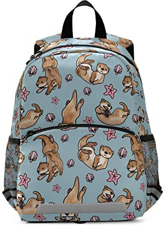 Glaphy Kinder Rucksäcke, Seeotter, Daypack Rucksäcke