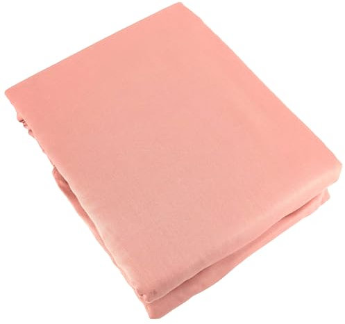 Parure de lit 240x220 cm Satin de Coton SAPRI Rose thé 3 pièces