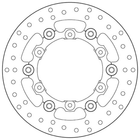 BRAKE DISC BREMBO FRONT 701 ENDURO 2016>2022 701 SUPERMOTO 2016>2022 ENDURO R 690 2014>2022 SMC R 690 2014>2022