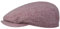 Stetson Belfast Silk Schiebermütze Herren - Flatcap aus Seide - Herrencap Made in EU - Seidenmütze Frühjahr/Sommer - Flat Cap dunkelrot 57 cm