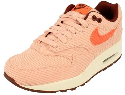 Nike Unisex Air Max 1 Premium Sneaker, Coral Stardust/Bright Coral/Oxen Brown, 38.5