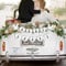 GEBETTER Festone Oggi Sposi a Forma Cuore per Auto Matrimonio, Just Married Striscione Bandierine, Decorazione Auto Matrimonio Casa Esterno Giardino, Addobbi Foto Matrimonio Nozze