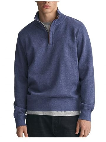 GANT Men's D1. Sacker Rib Half Zip Sweater