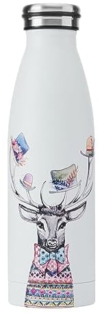 Mikasa Tipperleyhill Gourde avec manche Motif cerf 500 ml