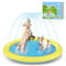 Nobleza Dog Paddling Pool, D140cm/55in Foldable Dog Pool, Thickened Paddling Pool for Dogs, Anti-Slip Doggy Pet Sprinkler Splash Pad, Durable Water Play Mat, Portable Summer Outdoor Garden Water Toy
