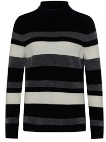 Style Lee Alpaca Rollkragenpullover Streifen