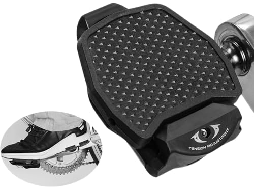 Pedal Plate Adapter/Klickpedale/Kompatibel mit Shimano SPD-SL Klickpedale/Ändert Klickpedale zu Flats/Keine Shuhplatten benotigt,für Grip und Komfort