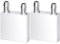 CLDIY Aluminium Wasserkühlblock, Flüssigkeitswasserkühler Kühlkörpersystem für PC Computer CPU Graphics Kühler Kühlkörper Endothermic Head Silber (40mm x 40mm x 12mm) 2 STÜCK