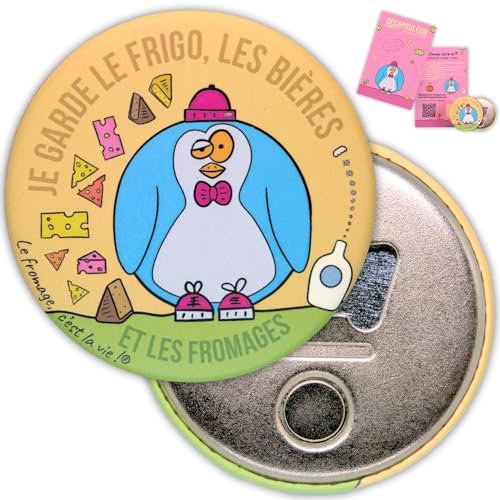 Décapsuleur magnétique réfrigérateur ouvre bouteille bière aimanté pour frigo pingouin humour