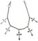 Metall-Punk-Hosen-Kette, Schlüsselanhänger für Herren und Damen, Kreuz-Taillenkette, Geldbörse, Jeans, Hip-Hop-Hose, Gürtelkette, Straßenschmuck, Jeanskette