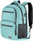 BIKROD Rucksack Herren Damen, Schulrucksack Jungen Teenager, Wasserdicht Arbeit 15.6 Zoll Laptop mit USB Ladeanschluss, Reisen Wandern Backpack mit Anti Diebstahl Tasche, Schwarz Daypack, 20-35 L