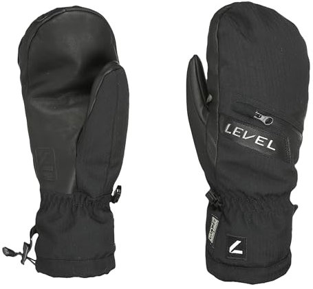 Level Switchback Mitt - Ski und Snowboard Handschuhe Herren, mit Stulpe und Tasche, Winterhandschuhe Herren Wasserdicht für Extreme Kälte, Atmungsaktiv, Thermohandschuhe, Fäustlinge Herren - 1 Paar
