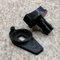 ULEIVA Drehriegel Set Schwarz kompatibel mit Audi Warndreieck A4 B6 B7 & A6 C5 4B mit Drehknopf Ersatz Riegel Knopf Ersatzteil (Schwarz)
