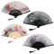 4 pièces éventails pliants,Ventilateur Pliant en avec Frange,Ventilateur Pliant de Soie,Bambou et Style rétro,éventail Pliant de Style Chinois,pour Cadeaux, Décoration Murale Accessoires de Danse