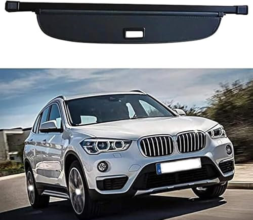 WeiYH Auto-Versenkbare Kofferraum-Ablage Für BMW X1 E84 2009-2015, Hintere Kofferraum Hutablage Schattenschutz PrivatsphäRe Vorhang