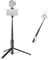 NEEWER 57.9 Selfie Stick Tripod Compatible with iPhone Samsung Android, Metal Portable Lightweight Travel Cell Phone Stand with Phone Holder Mount & Remote for Video Recording Filming, PA992 Black