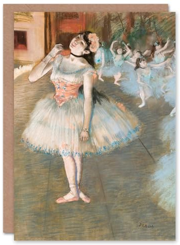 Artery8 Edgar Degas Art Card The Star Ballet Dancer Portrait