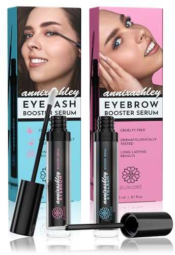 Annixashley Lash Wimpernserum und Augenbrauenserum für Premium Wimpernserum für Längere & Dichtere Wimpern | Veganes Augenbrauenserum für volle, dichte & kräftige Brauen