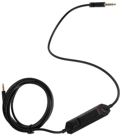 Hoement Inline Stummschaltkabel 3,5mm Für Gaming Headset Kompatibel Mit A40 Steuerkabel Mit Lautstärkeregler 2m Audiokabel Für Gaming Mikrofon Und Chat