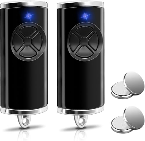 868,3MHz Télécommande HSE4 BS avec 4 Fonctions de Boutons, Bip Portail Porte Compatible avec HSE2-868-BS, HSE-4-868-BS, HS4-868-BS, HS1-868-BS, HSS4-868-BS, HSP4-868-BS, 2PCS