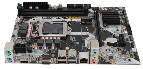 Jopwkuin Carte Mère Professionnelle B250A4 avec Carte LAN Gigabit et Interface M.2 Pleine Vitesse Prenant en Charge Les Processeurs 1151 Broches pour Les Utilisateurs 6e à 9e Génération I3 I5 I7