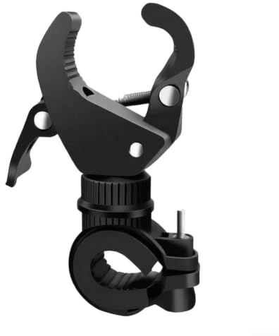 Fan Clamp Attachment For Chillpill Fan, Secure Mount For Strollers Bikes Treadmills Exercise Gear, Adjustable Angle Plastic Holder Black