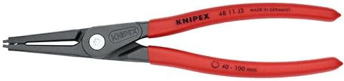 Knipex 48 11 J3 - Zange (Sicherungsring, Chrom-Vanadium-Stahl, Kunststoff, rot)