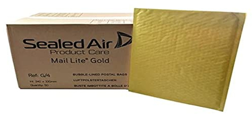 Mail Lite G/4 Gold 240x330mm 50env/BX
