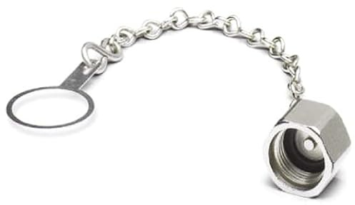 Phoenix Contact Dichtungskappe für 16-mm-Befestigungsöse, bündiger Steckverbinder, M12-Stecker mit Kette, Packung a 10 Stück