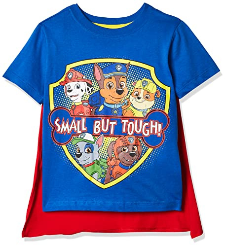 Nickelodeon Boys' Paw Patrol Small But Tough Cape T-Shirt