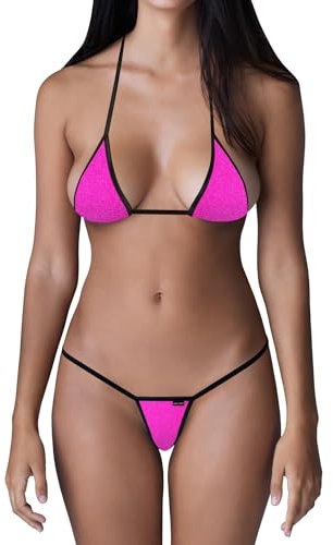 Sohimary 220 Femme 1 Mini String Bikini XS S M 34 36 38 40 Rose