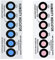 Humidity Indicator Cards 50 Pack(Reusable) - 10-60% 6 Spot(50 Cards) by DRY&DRY