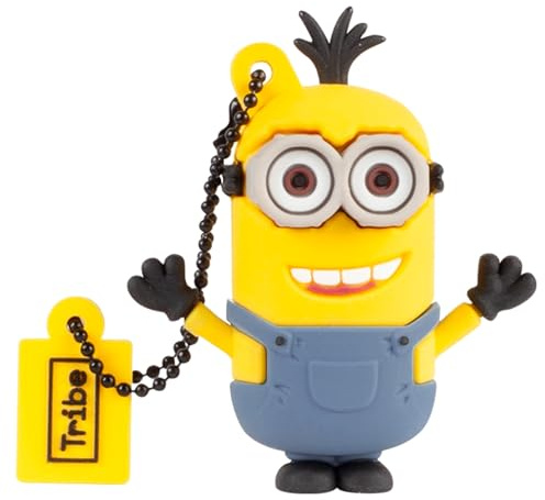 Tribe Clé USB 16 Go Kevin - Mémoire Flash Drive 2.0 Originale Minions, Tribe FD021519