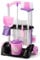 Girls Cleaning Playset Trolley with Mop & Brush Children Kids Toys RolePlay Set