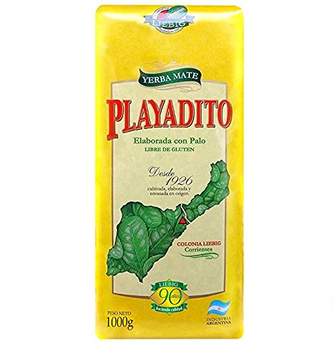 Playadito Yerba Mate 1 kg - Paquete de 3 - Antioxidante, Energético, Contiene Minerales y Vitamina B - Argentina