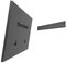 Mount Plus MP-NS400 No Stud Tilt TV Wall Mount | Quick Studless Install with No Drill | Low Profile for 22 to 55 TVs Up to 70LBS | Steel Frame Securely Anchors TV to Dry Wall (1 Pack)