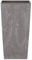 Maceta alta 35 L Prosperplast Urbi Square Effect de plástico CON depósito en color Gris claro, 55 (alto) x 29,5 (ancho) x 29,5 (profundo) cms