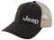 Jeep Garment Washed Trucker Hat - Black
