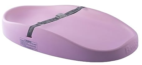 Bumbo Changing Pad - Cambiador Bebé Portátil - Acolchado, Impermeable y Antivuelco - Cómodo y Seguro con Cinturón de Seguridad - Fácil de Limpiar - Colchoneta para Cambiar Pañales - Color Rosa