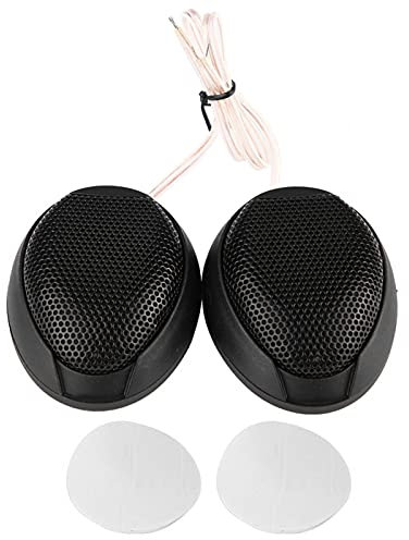 Akozon Mini altoparlante per auto 1000 W Altoparlante rotondo appiccicoso per auto con colla (nero)