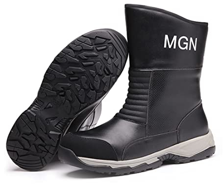 Scarpe Lavoro Saldatore Uomo Leggere Pelle Stivali Antinfortunistica Comode Calzature Cantiere Industriali Antiscivolo