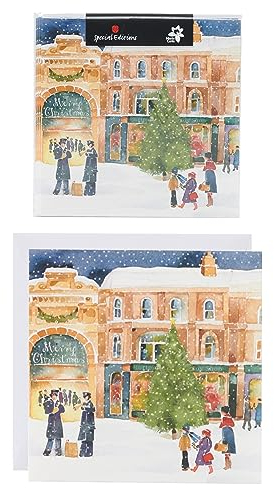 UK Greetings Traditionelle Weihnachtskarten mit Umschlägen, Multipack mit 10 Stück