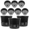Angoily 10 Stück Netztöpfe Hydroponik 13x13x12cm Wasserkultur Pflanzkorb Net Pot Kunststoff Hydrokultur Töpfe Garten Anlage Mesh Netz Pflanztopf Wachsen Cup Pflanzen Eimer Korb Schwarz