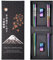 TIICOO Edelstahl-Essstäbchen Wiederverwendbar 2 Paar Titan 18/8 Edelstahl Essstäbchen mit Halter, Spülmaschinenfest Leichte Metall- Essstäbchen Japanischen Geschenkset (Regenbogen)