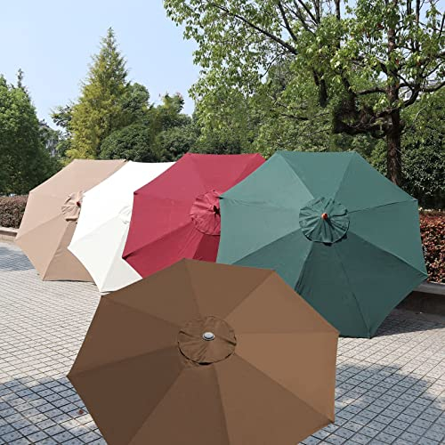 NOALED Sonnenschirm Strandschirm Sonnenschutz für den Außenbereich, Terrassenschirm, mit 8 robusten RibRain, windfester Regenschirm, Sonnenschutz, für Garten, Terrasse, Hof, Strand, Pool,