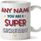 Mugffins Tassen Personalisierten für SEKRETÄRIN - Auf Englisch - You Are Super - 11 oz / 330 ml - Individuell Anpassbar Geschenk Mitarbeiter