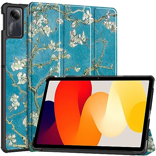 Vakarey para Redmi Pad SE Funda,para Funda Tablet Xiaomi Redmi Pad SE 11 Pulgadas 2023,Flor