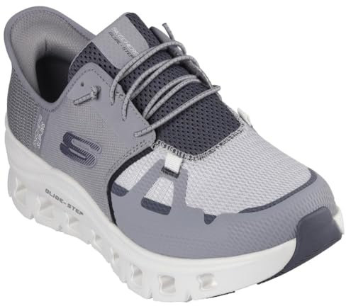 Skechers Men's Glide-Step Pro Hands Free Slip-in Sneaker, Gray/Charcoal, 10